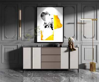 现代玄关柜3D模型下载